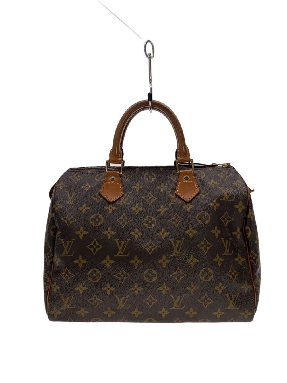 LOUIS VUITTON Speedy Azur White